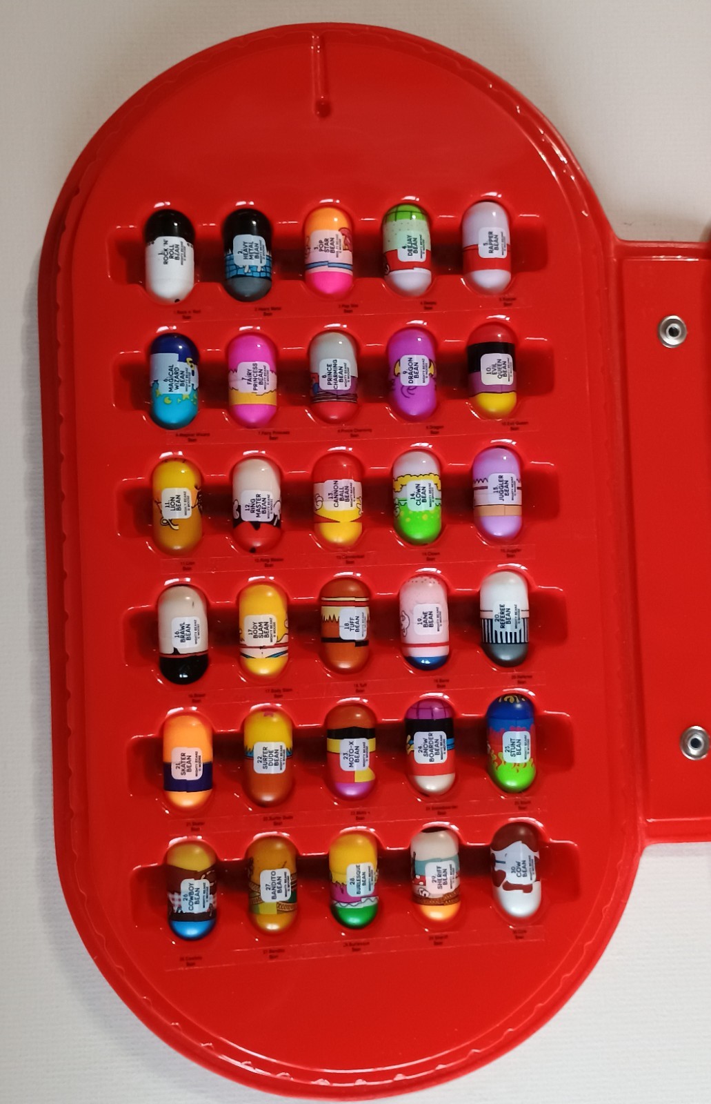 VINTAGE USA MIGHTY BEANZ SERIES 1 COMPLETE SET 1-60 IN OFFICIAL COLLECTOR'S CASE
