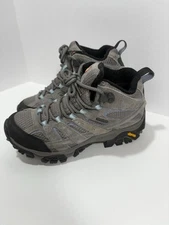 Merrell Moab 2 Mid Women's Sz 6  Waterproof Hiking Trail Boots Granite J06054