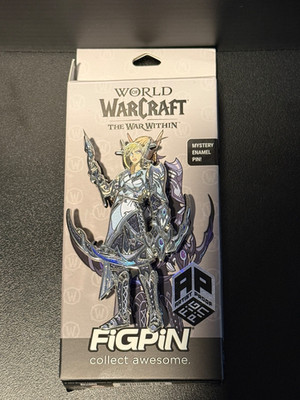 World of Warcraft FiGPiN Alleria Pin -Glitter Limited 1/250 RARE AP Artist Proof