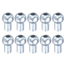 PATIKIL Cable Ball Stopper, 10pcs Gym Machine Accessories for 5mm Silver