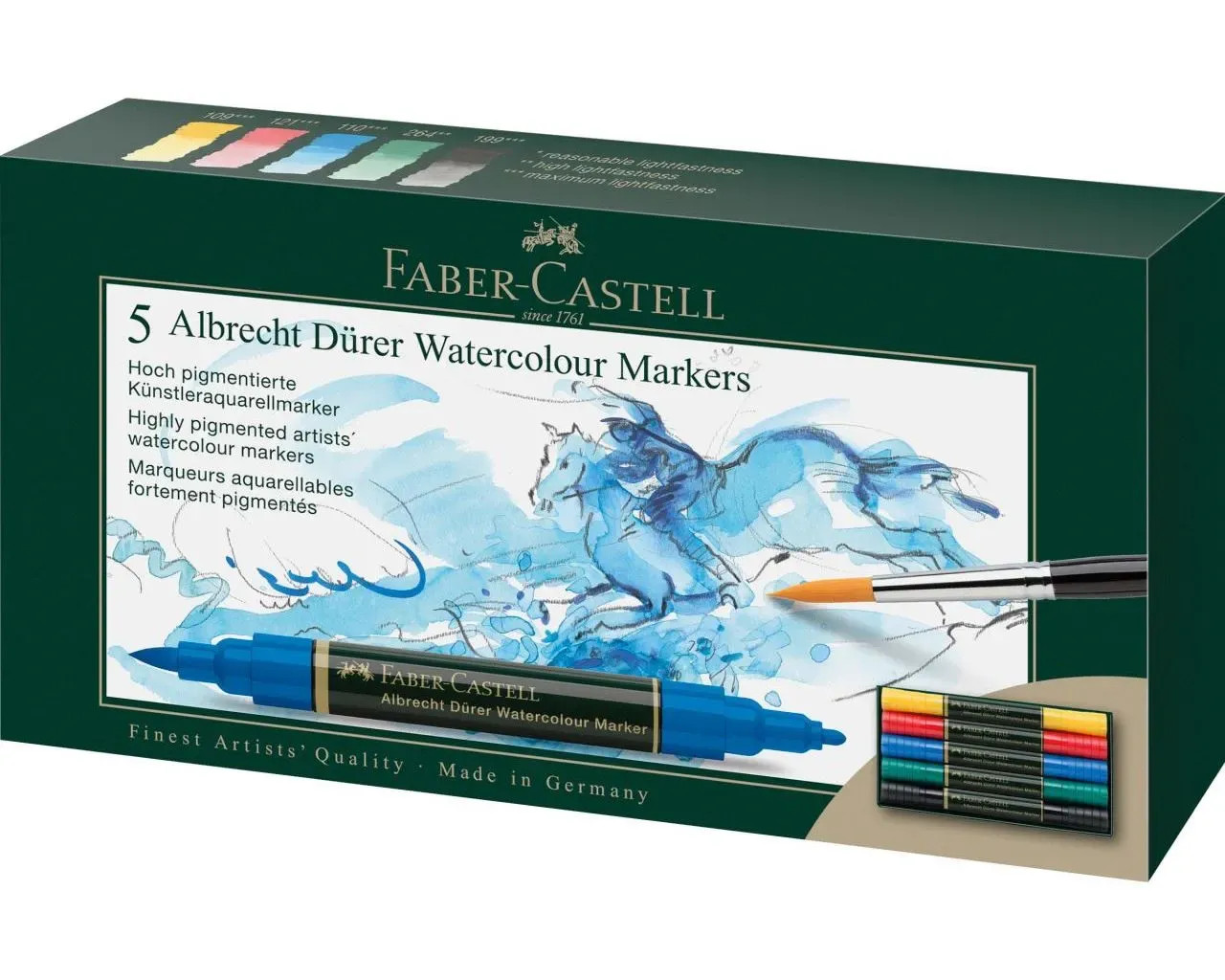 Faber Castell Albrecht Durer Watercolour Marker Set wallet o