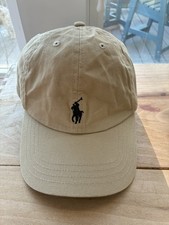 Polo Ralph Lauren Big Kids Khaki Baseball Cap Adjustable Strap Pony Logo Sz 8-20