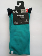 Under Armour UA Soccer Cushioned Over-The-Calf Socks - Coastal Teal (1 pair)