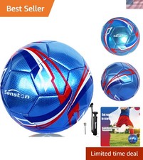 Soccer Ball Size 3  Size 4  Size 5 for Kids and Adult Official Match Traini...