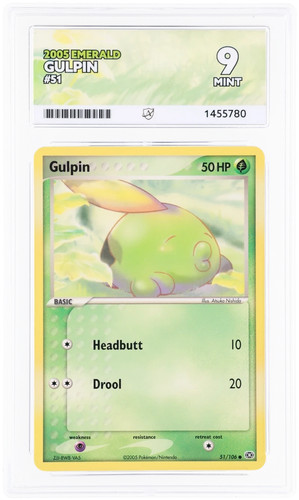 Gulpin graded ACE 9 for sale on eBay