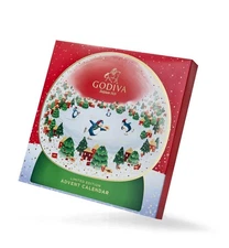 Godiva 2025 Advent Calendar, Limited Edition Deluxe Snowglobe Chocolate Assor...