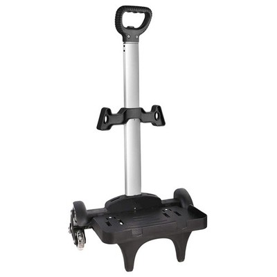 Foldable Backpack Trolley Aluminium Hand Cart 6 Wheels Edge Guard Travel