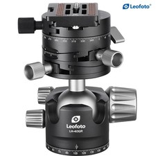 Leofoto LH-40GR Low-Profile Ball Head Integrated Geared Panorama Tripod Head
