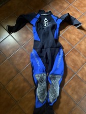 Parkway Titanium PYRO 3mm women Scuba Wetsuit Blue And Black Back Zip size 8