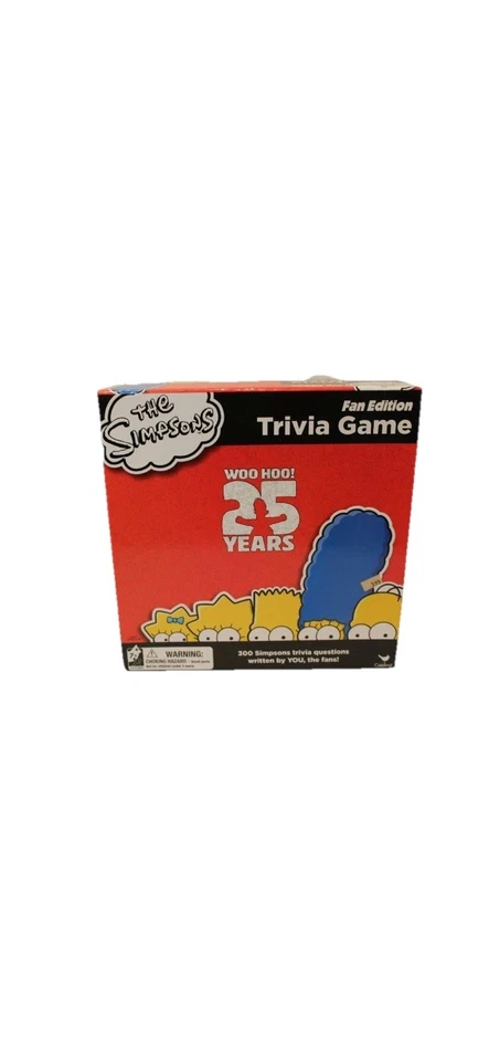 The Simpsons Fan Edition Trivia Game 2013 Homer Bart Dice 25 Years 100% Complete - Image 2 of 4