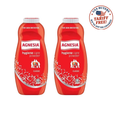 2x Agnesia Hygiene Dusting Powder 100g   Gentle Care & Freshness, Free Shipping