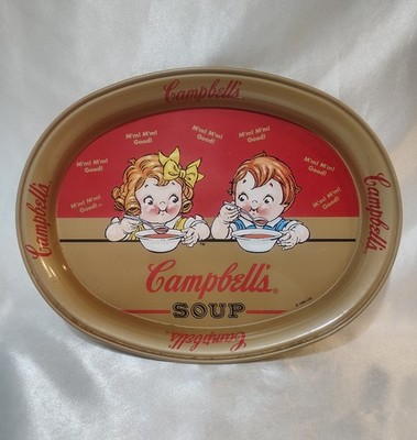 Vintage Campbell Soup Tray 12 inches long and 8 inches wide