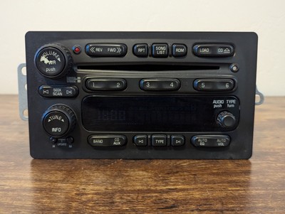 2005-2009 GMC Chevrolet Tahoe Yukon Stereo AM FM 6 Disc Changer CD Player READ!