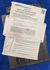 CESSNA CITATION II MODEL 550 WEIGHT AND BALANCE PLOTTER 550/551WBP-1