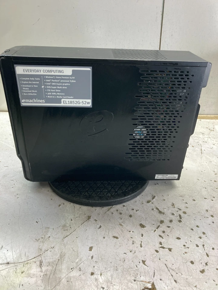 eMachines EL1852G Intel Pentium Dual-Core E5800 3.20GHz 3GB NO HDD - Image 4 of 4