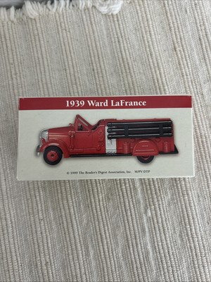 Fire Truck DIECAST 1939 Ward LaFrance READER'S DIGEST 2001 High Speed 1/64 SCALE
