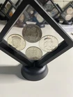 Nice Lot Of 4 Different Half Dollars Barbers Kennedy Franklin And Standing Lib