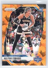 Aaliyah Edwards - 2024 Prizm WNBA - Orange Ice #70 - Rookie - Washington Mystics