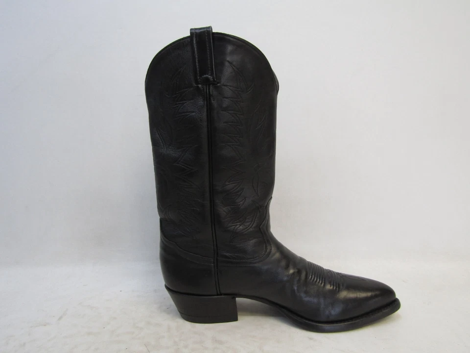 Botas vaqueras de cuero negras TONY LAMA para mujer talla 10,5 B Foto 4 de 4