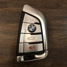 OEM BMW X5 SILVER SMART KEY REMOTE FOB FCC: NBGIDGNG1 6805996-01 4-BTN NICE!