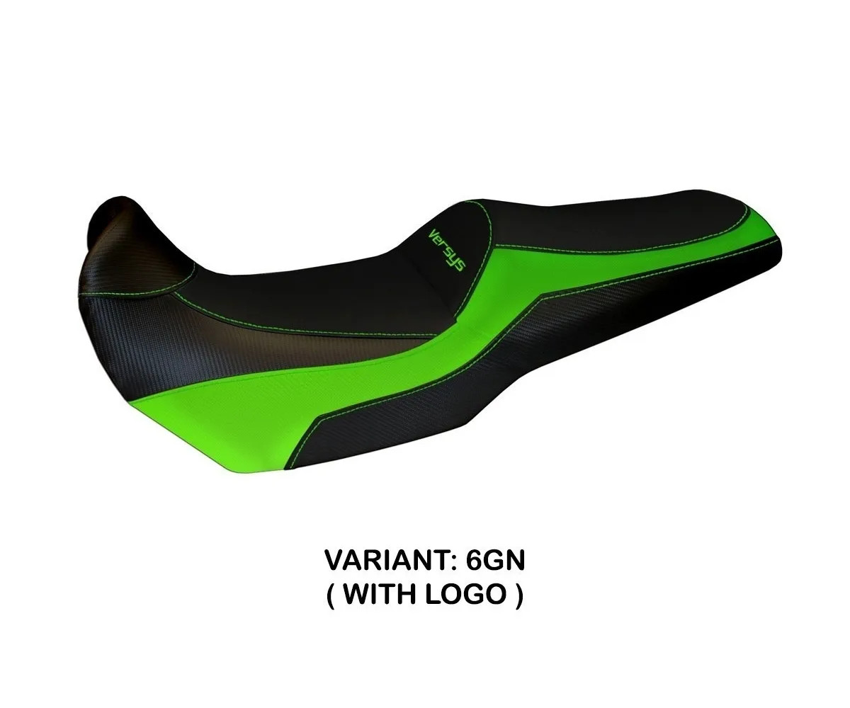Seat saddle cover Kalibo 1 Green (GN) TPZ KAWASAKI VERSYS 1000 2019 2022 ah