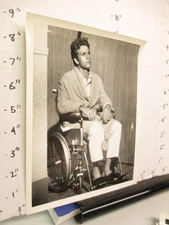 ABC TV studio show promo photo 1968 PEYTON PLACE Ryan O'Neill wheelchair