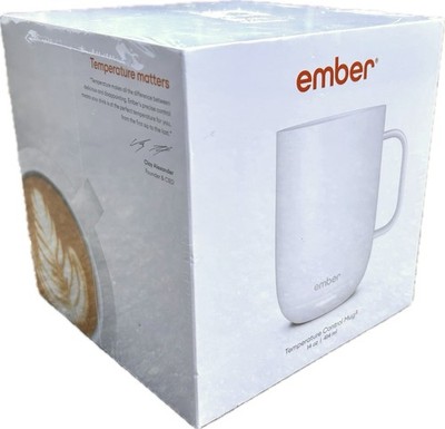 Ember Temperature Control Smart Mug 2, 14 Oz White New Factory Sealed