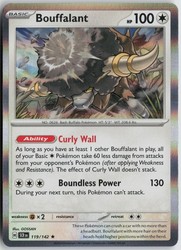 Bouffalant 119/142 Stellar Crown Holo Rare