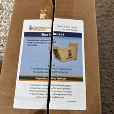 Crown Bees Build-A-Bee House Kit With Reeds DIY Project Craft