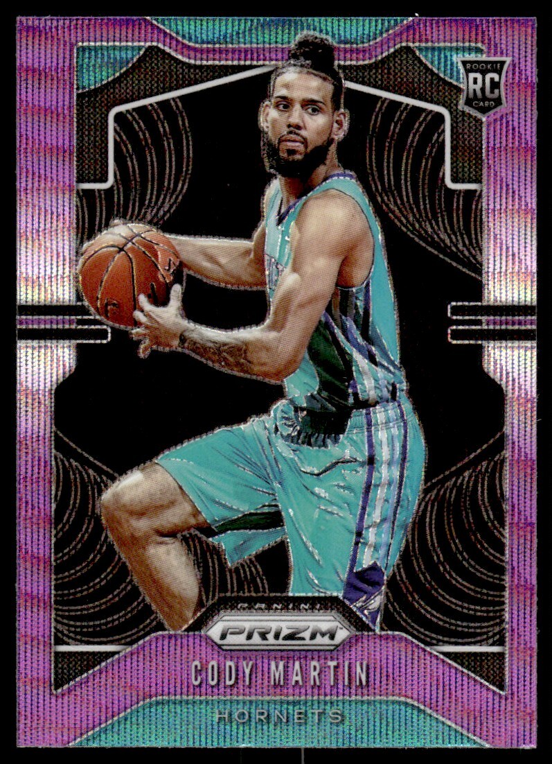 2019-20 Panini Prizm Purple Wave Cody Martin RC Charlotte Hornets #278