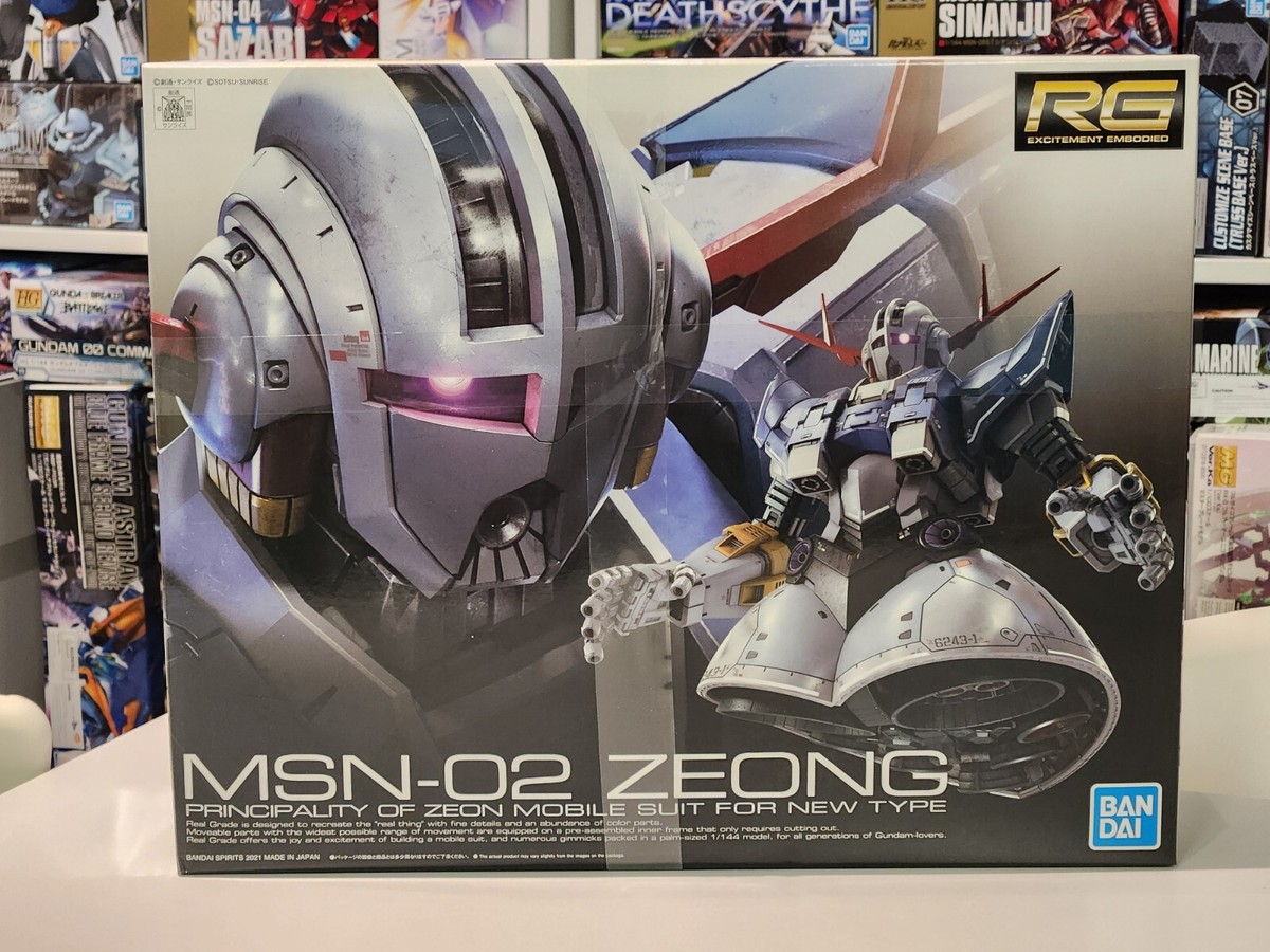 Bandai MSN-02 Zeong (RG) 1/144 Scale Plastic Model Kit | eBay
