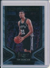TIM DUNCAN 2019-20 PANINI SELECT TOP SELECTIONS INSERT #2 SAN ANTONIO SPURS HOF