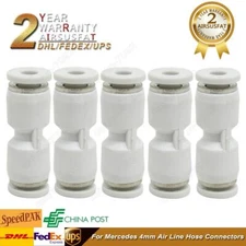 5pcs for Mercedes 4mm Suspension Air Line Hose Repair Connectors New