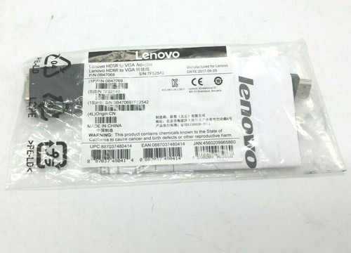VGA Monitor Adapter Cable 0B47069 