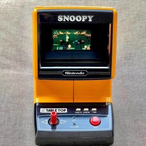Nintendo Consola Game Watch SNOOPY Table Top Vintage