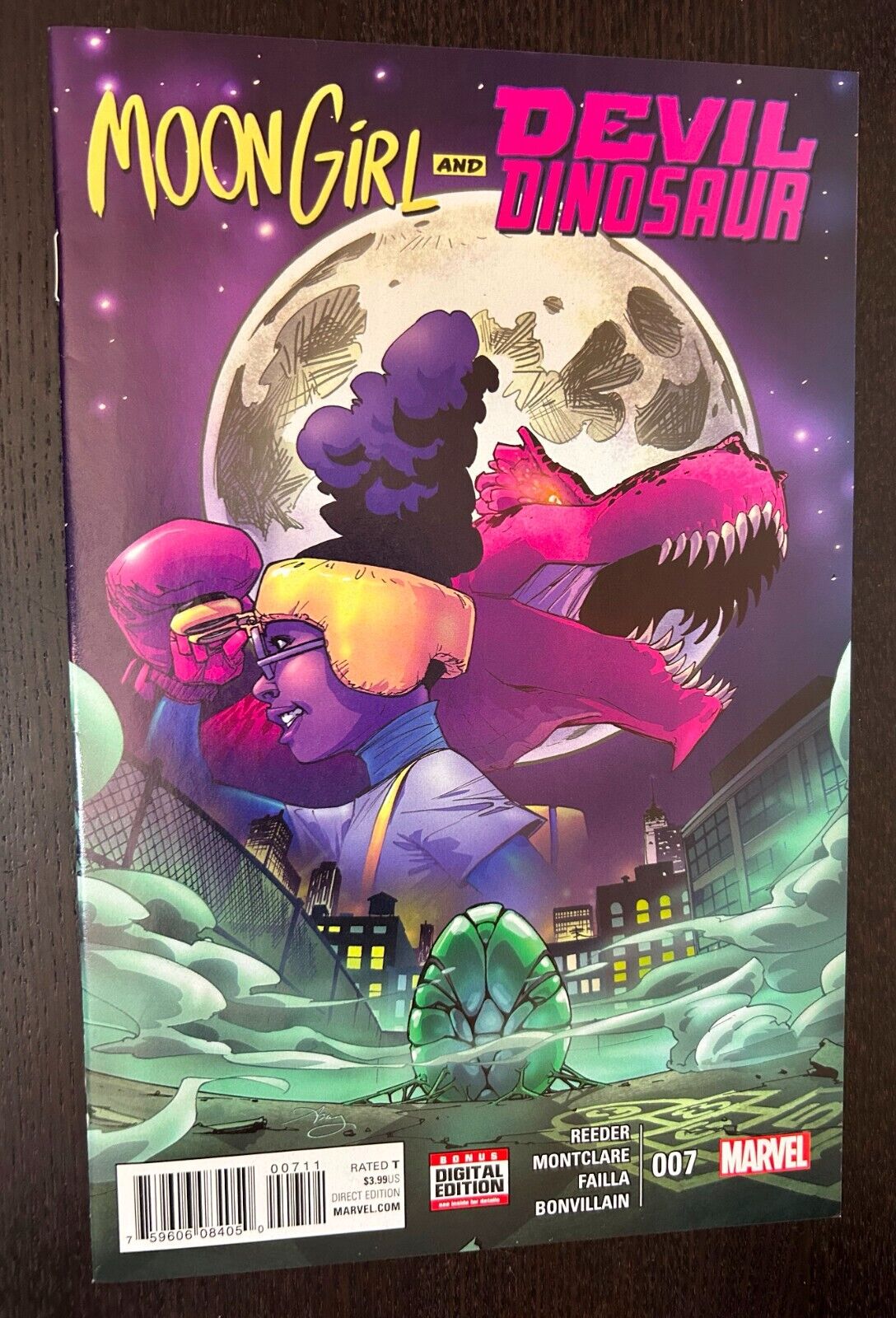 MOON GIRL AND DEVIL DINOSAUR #7 (Marvel Comics 2016) -- 1st Appearance KID KREE