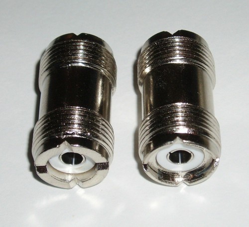 UHF SO-239 Female to Female Coupler RF Adapter Barrel Connector for PL-259 Plugs - Picture 2 of 5