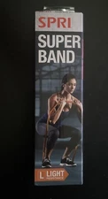 NEW SPRI Resistance SUPER BAND Tube LIGHT Up To 20lbs of Resistance