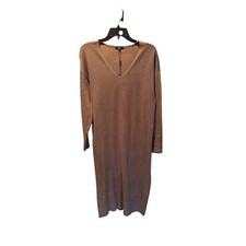 Rails Margot Long Sleeve Sweater Dress In Latte Small NWT 