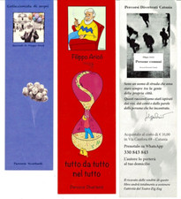 LOTTO 7 SEGNALIBRI NUOVI  LOCALI - TEATRO ZIG ZAG DI FILIPPO ARICO' A CATANIA