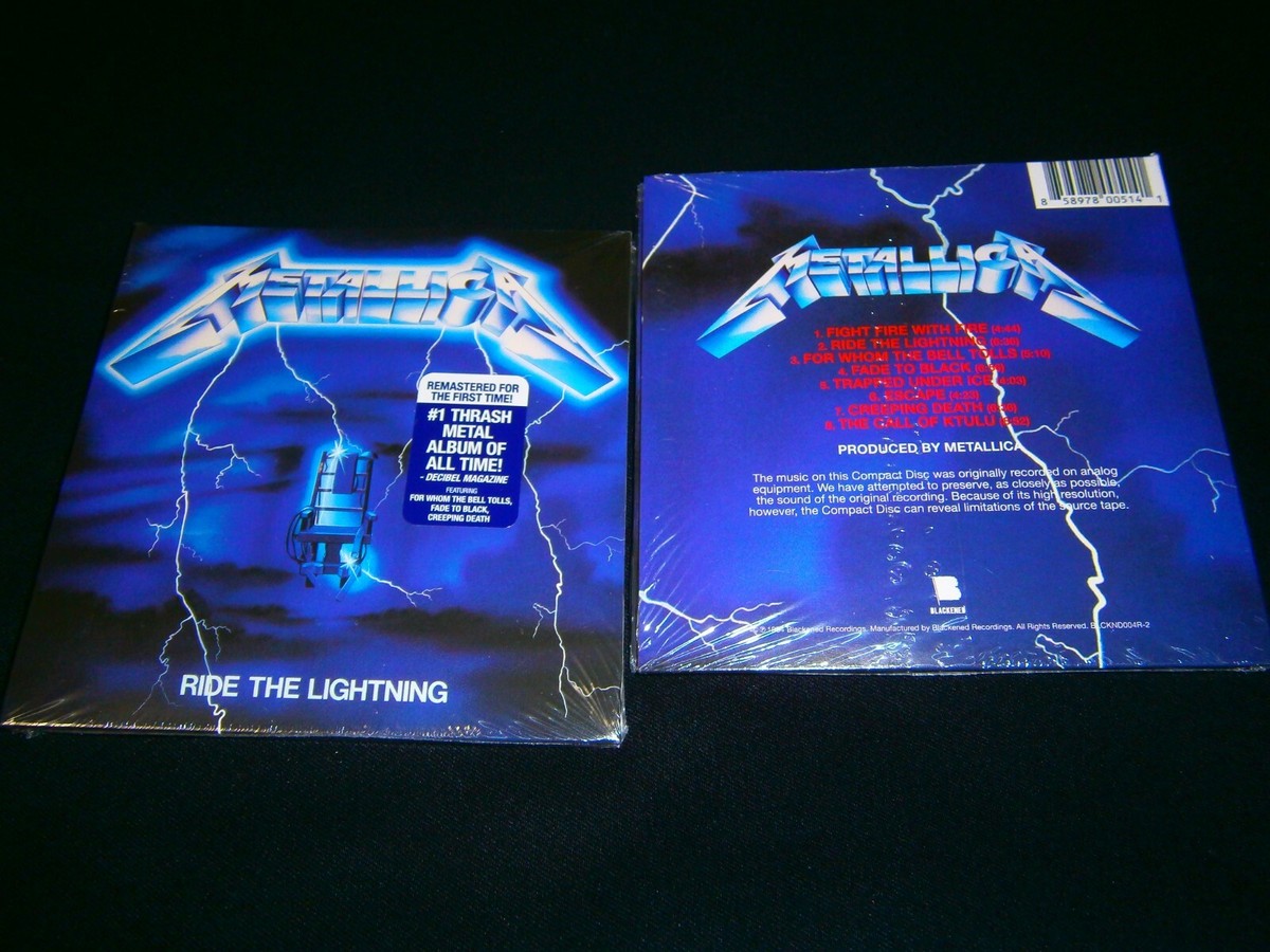 METALLICA - Ride the Lightning. Digi Sleeve CD | eBay