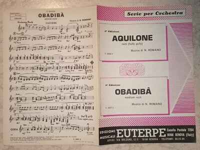 Musikalische Partitur Orchesterreihe Drachen Obadiba Römer Euterpe