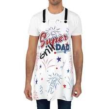 Super Grill Dad Apron for Home Chefs, Gift for Father's Day, Cooking, Grilling