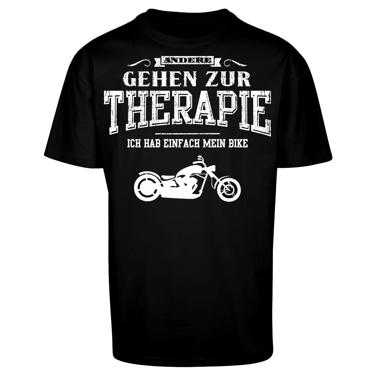 ALTRA T shirt oversize altri vanno in terapia ICH HAB MY CHOPPER S fino a 5XL