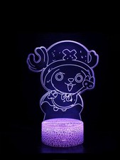 3D Night Light Illusion LED Desk Lamp with 16 Color Change Touch  Remote