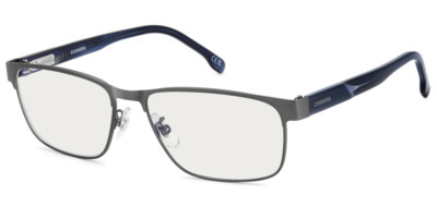 Carrera C FLEX 06/G R80 Matte dark ruth/Blue Mirror Rectangular Men's Eyeglasses