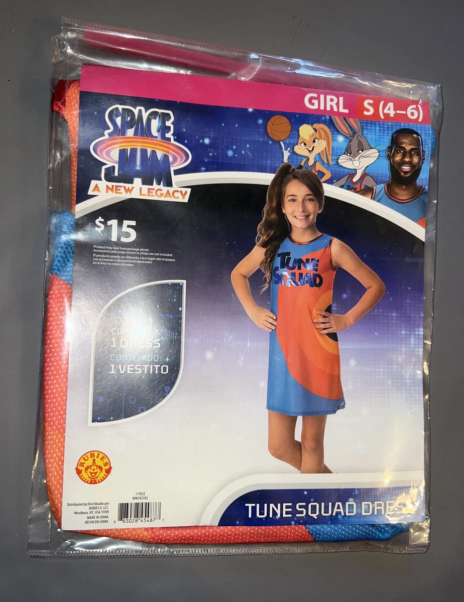Space Jam A New Legacy Lebron James Halloween Costume Girls Child