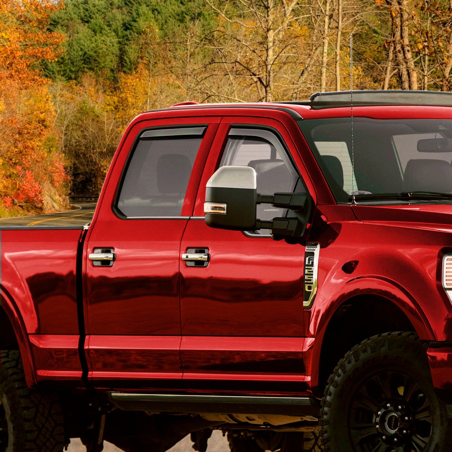Ran Guards Vent Vsors Shade for 2017-2023 Ford F250 Super Duty