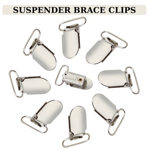 30 Reggicalze In Metallo E Plastica – Fermacalze Anti Scivolo Per Bretelle E Accessori!