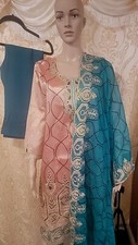 Embroidery Organza Beautiful shalwar kameez Chiffon Dupatta
